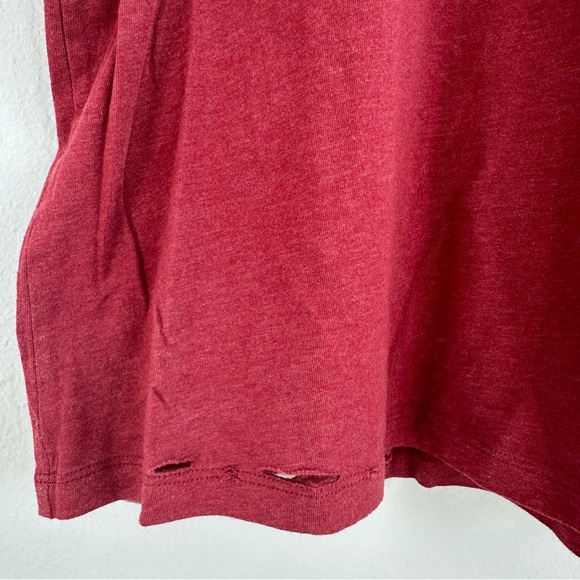 Bama Alabama Crimson Tide Destroyed off the shoulder T-Shirt - Picture 11 of 13